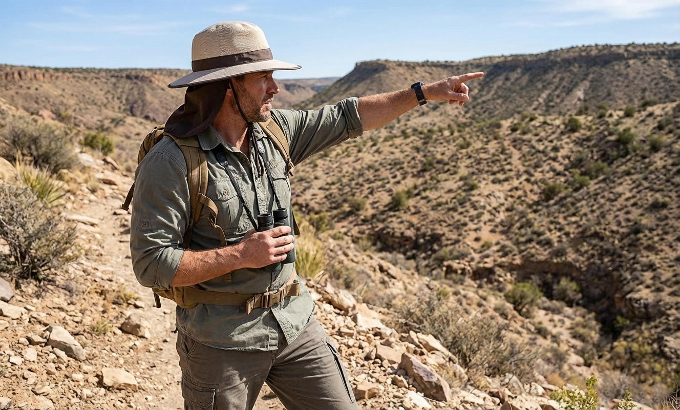 Sombrero Safari Con Tapeta